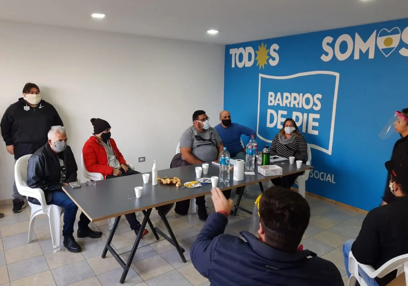 Multisectorial se reunió en la sede de Barrios de Pie en la margen sur.