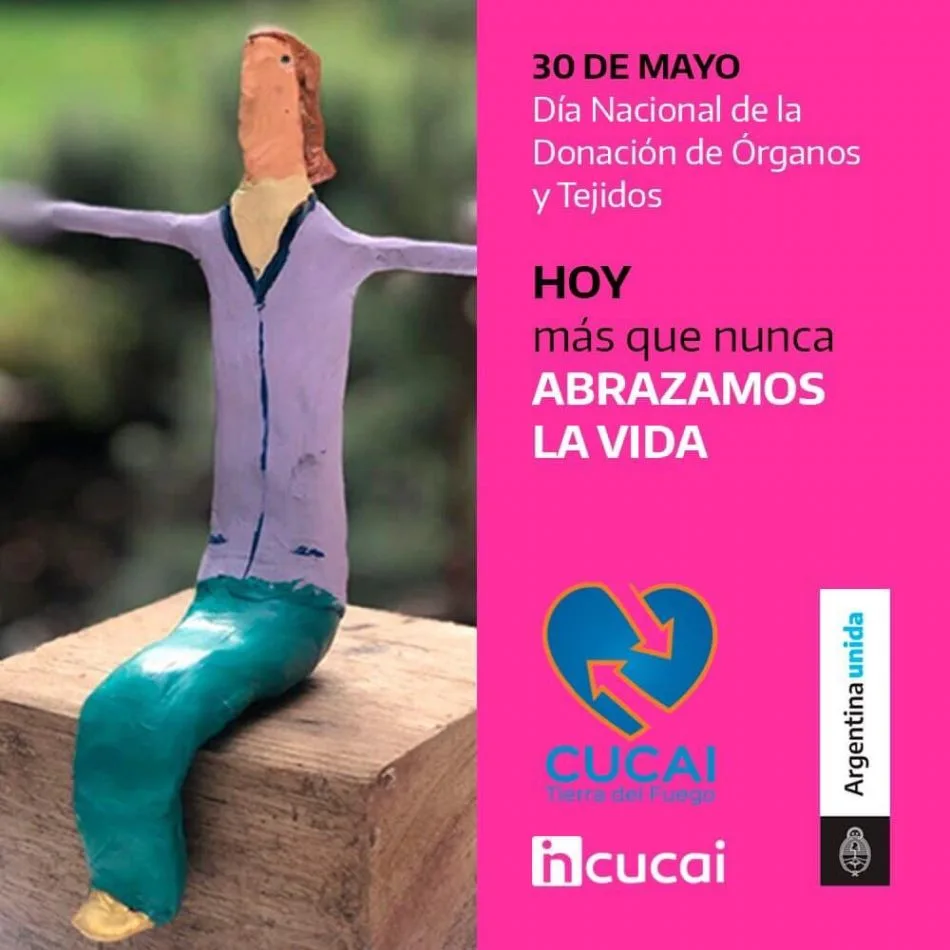 Tierra del Fuego se sumará a las actividades por el "Día Nacional de la Donación de Órganos"