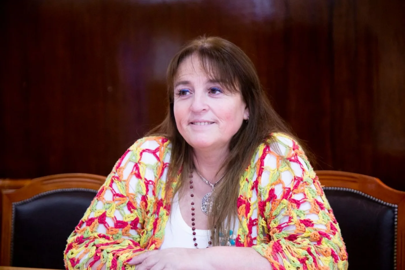 Ministra de Obras y Servicios Públicos, Gabriela Castillo.