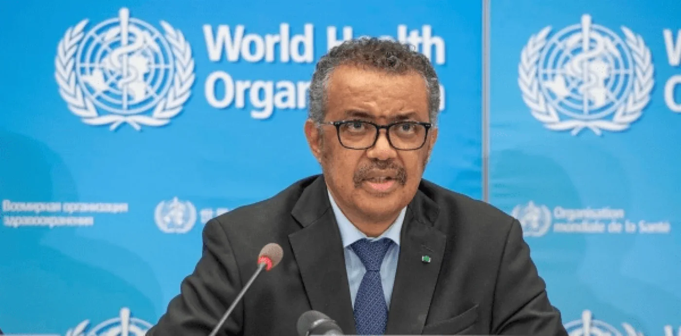 Titular de la Organización Mundial de la Salud (OMS), Tedros Adhanom Ghebreyesus.