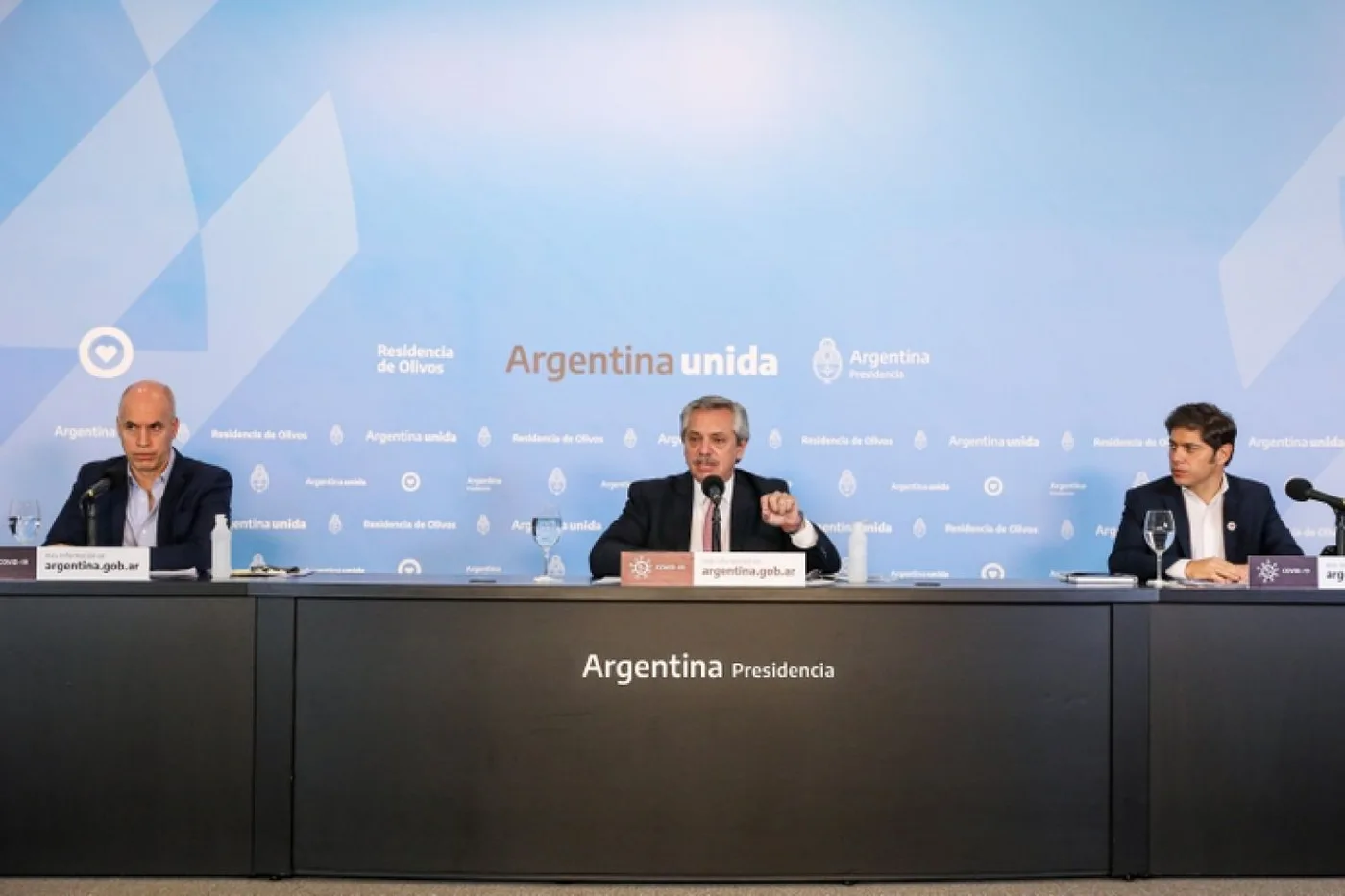 Conferencia de prensa concedida por el presidente Alberto Fernández.