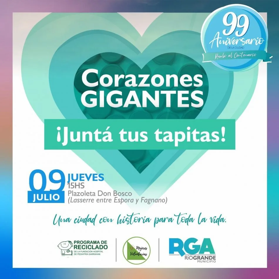 La campaña se enmarca en los festejos por el 99° Aniversario de Río Grande