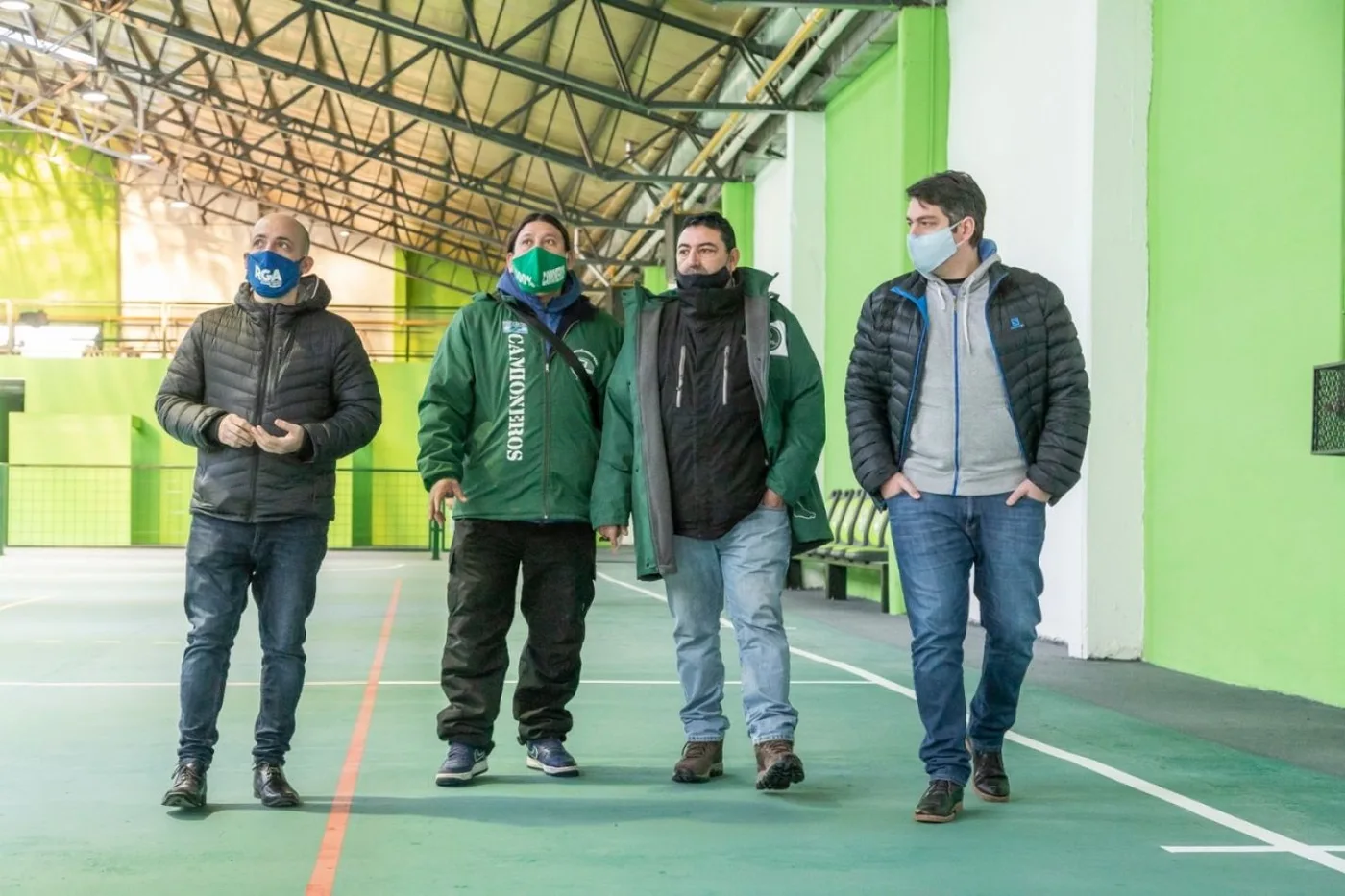 Bendaña destacó el nuevo complejo deportivo del Sindicato de Camioneros