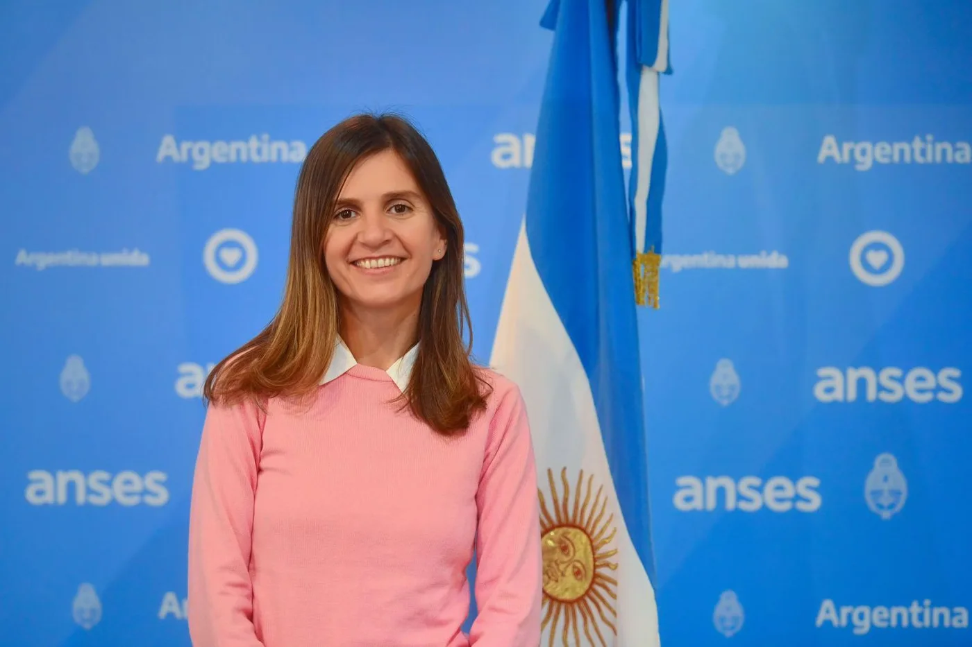 La directora ejecutiva de la ANSES, Fernanda Raverta.