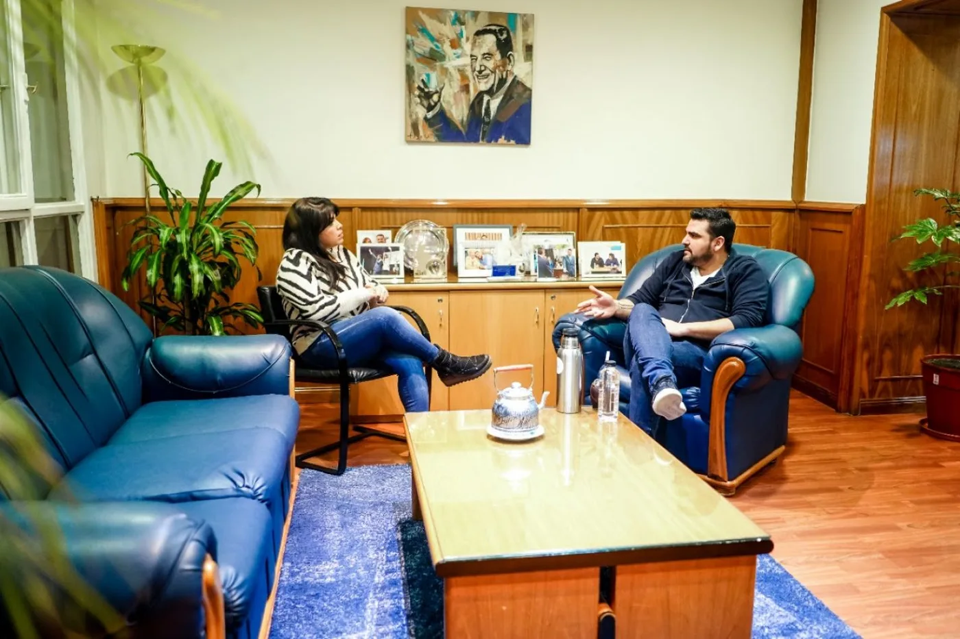 Walter Vuoto analizó la agenda nacional y local con la senadora Eugenia Duré