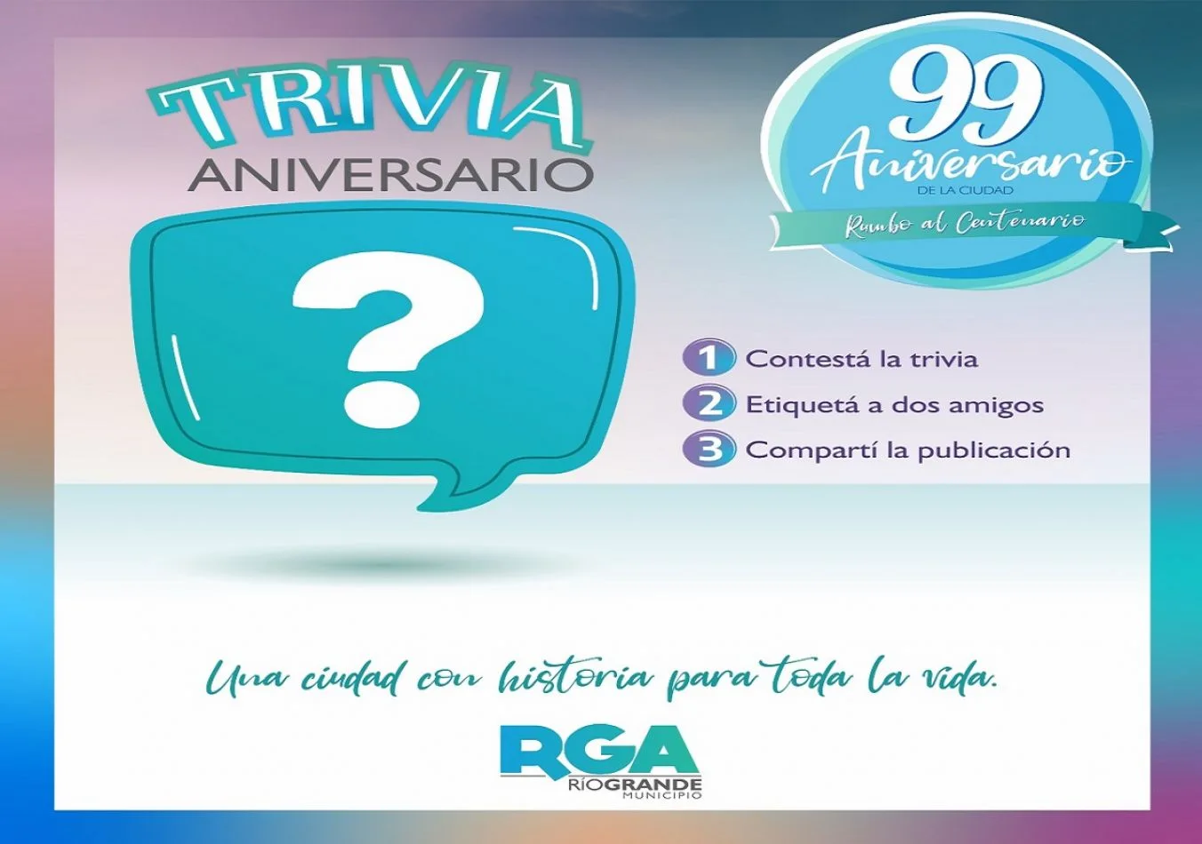 El Municipio de Río Grande lanza la Trivia Aniversario 