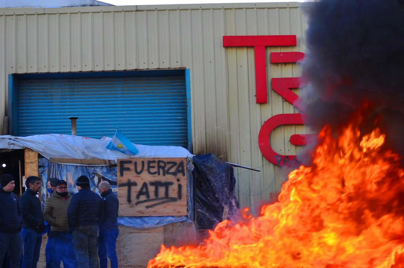 Los trabajadores endurecieron las medidas de fuerza.