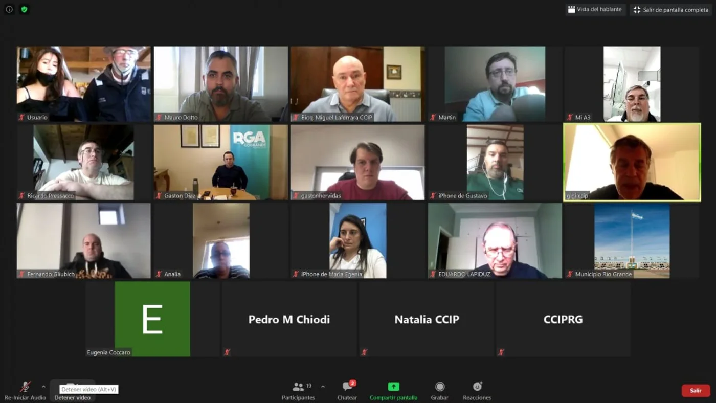 Se realizó mediante videoconferencia y participaron representantes del Municipio, empresarios y comerciantes locales.