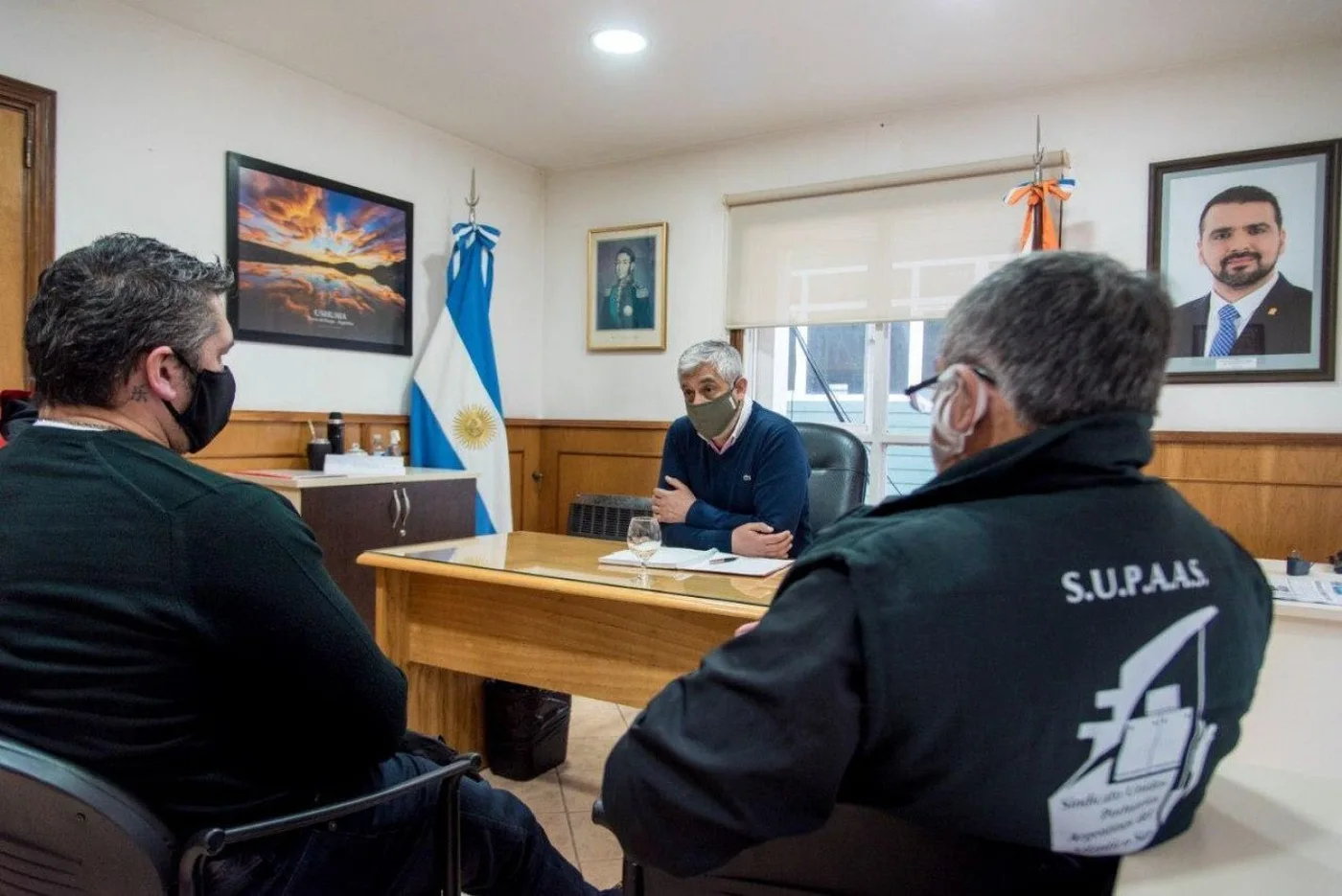 Municipio de Ushuaia se reunió con referentes del (SUPAAS)