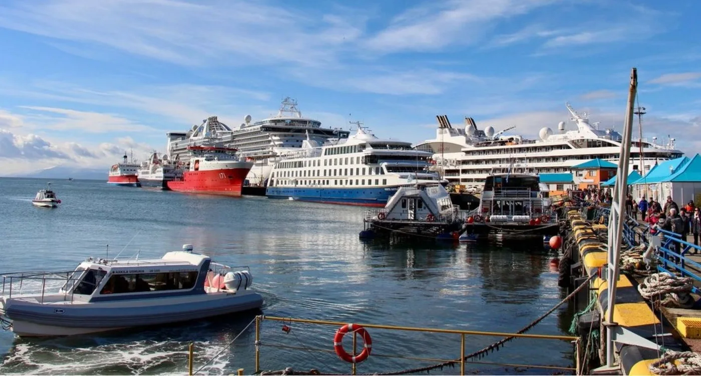 El puerto de Ushuaia, entre los 9 que fueron perjudicados por la medida del gobierno de Mauricio Macri.