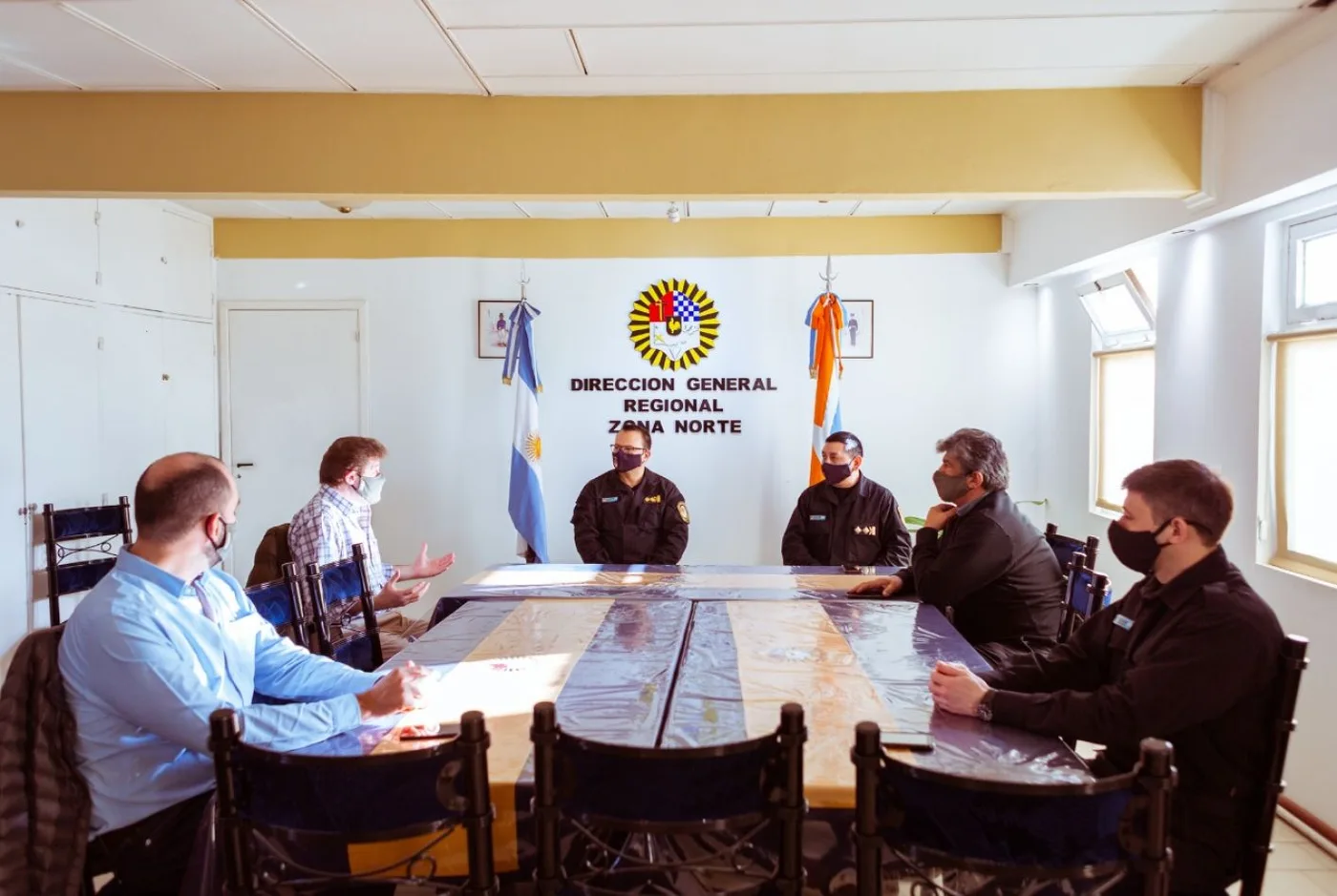 "Estamos muy agradecidos del enorme trabajo que lleva adelante la policia durante la pandemia"
