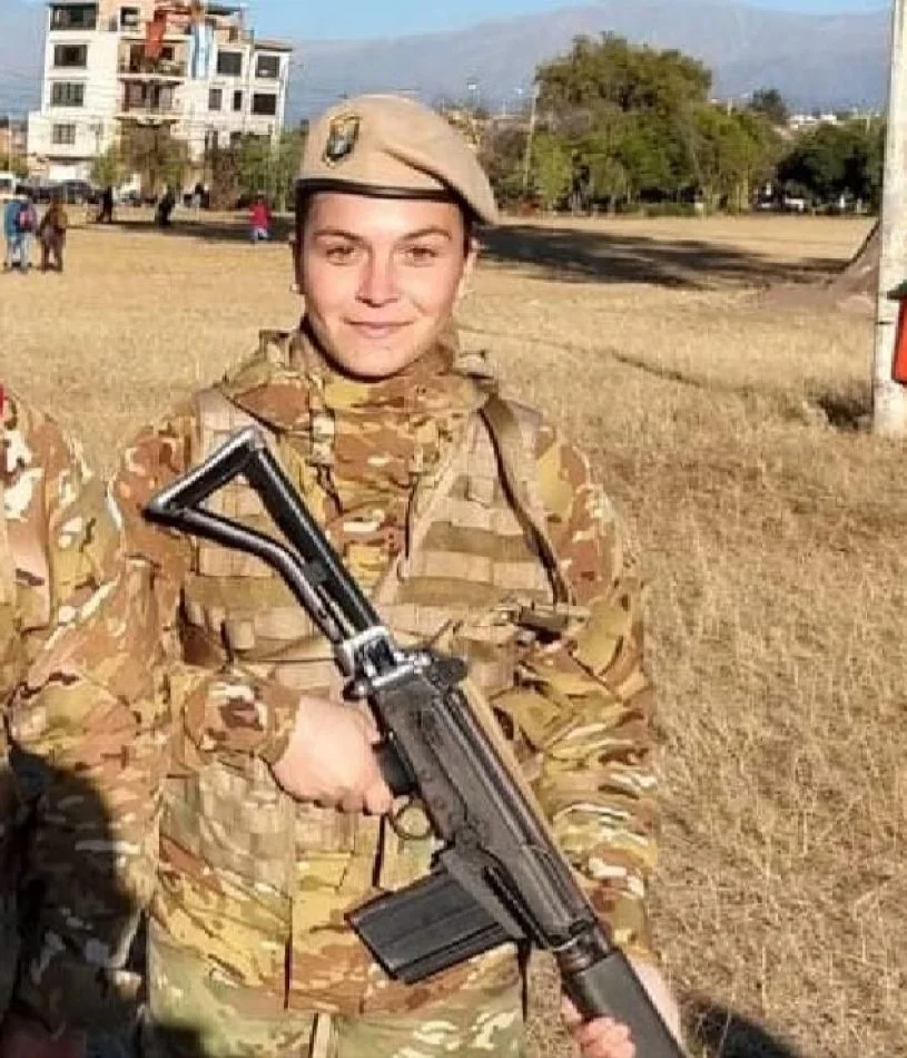 Lucia Zordán Herrera,  soldado del Ejército Argentino.