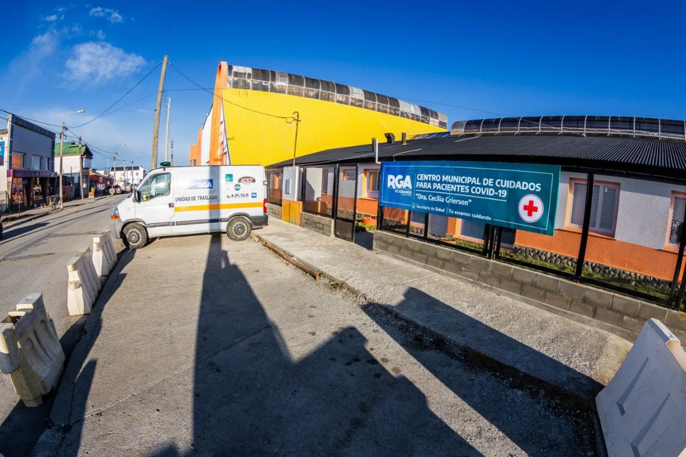 El Centro Municipal de Cuidados para Pacientes Leves de COVID-19.