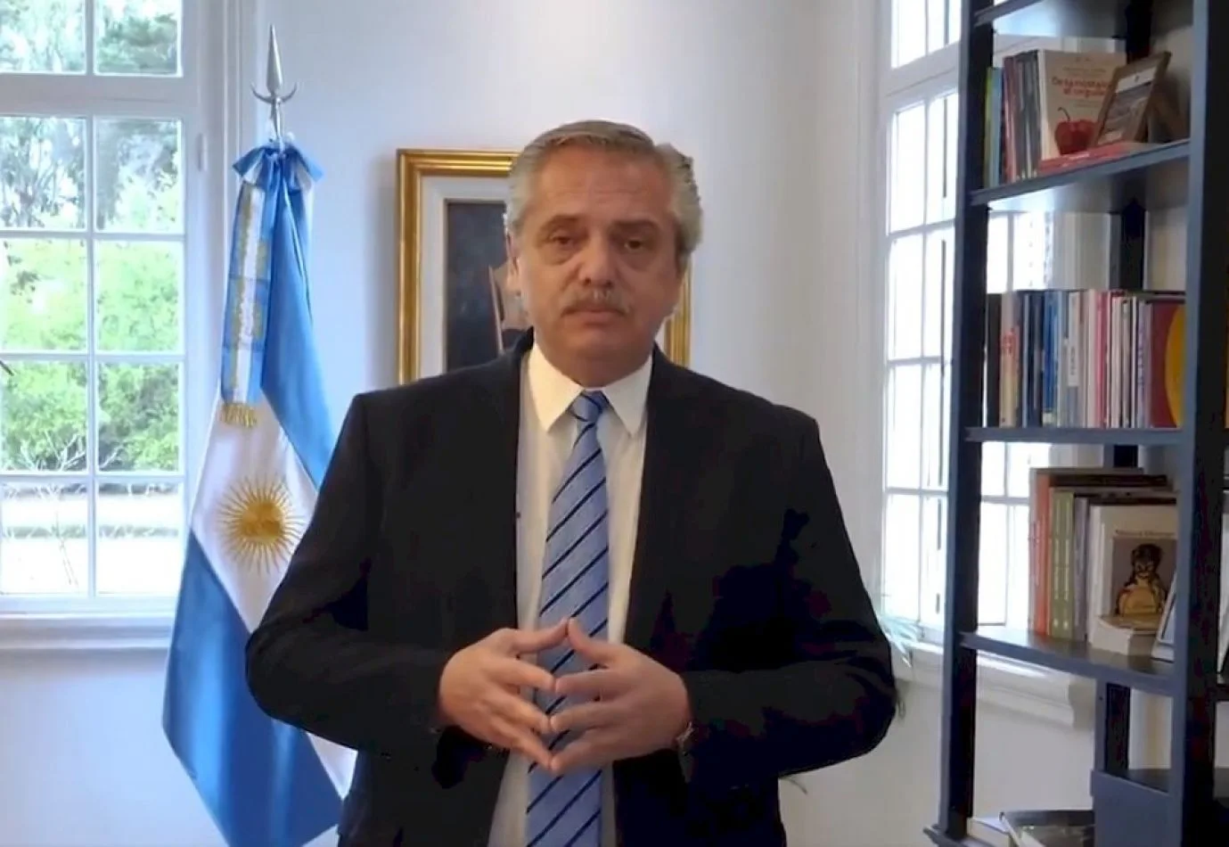 Presidente de la República Argentina Alberto Fernandez