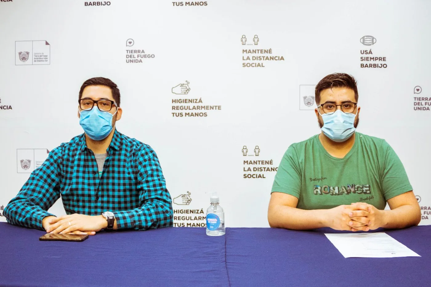 Funcionarios de Salud, dando detalle del parte epidemiológico del día domingo 13 de septiembre del 2020.