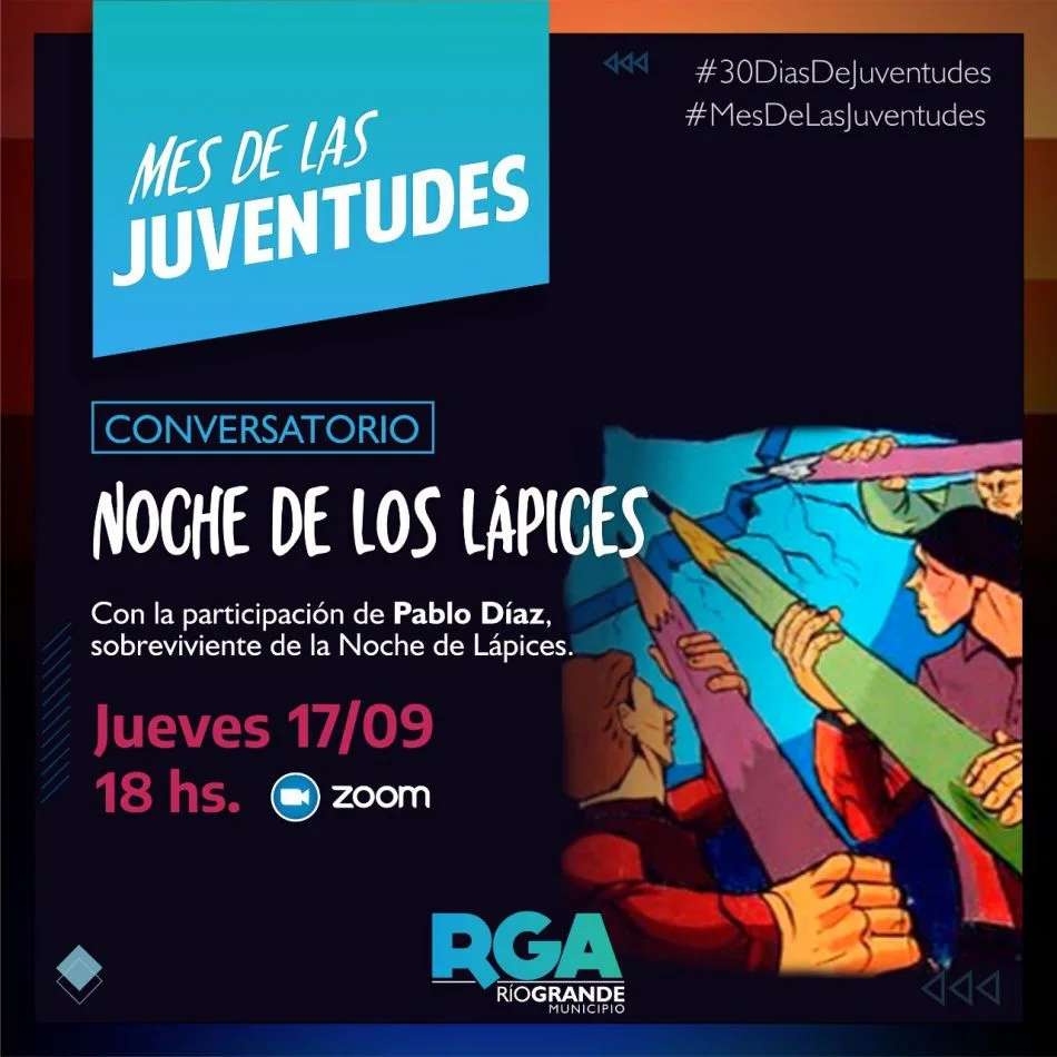 Hoy se realiza el conservatorio con Pablo Díaz, uno de los sobrevivientes de "La Noche de los Lápices"