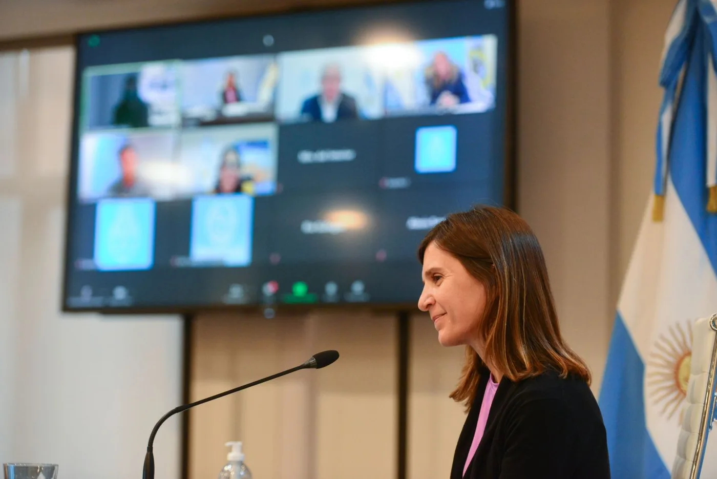 Directora ejecutiva de la ANSES, Fernanda Raverta.