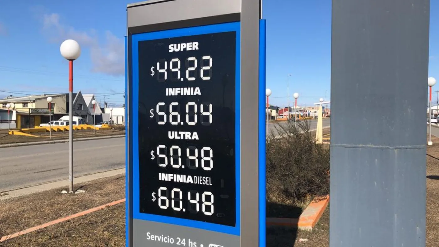 YPF aumentó el 3,5% el precio de los combustibles