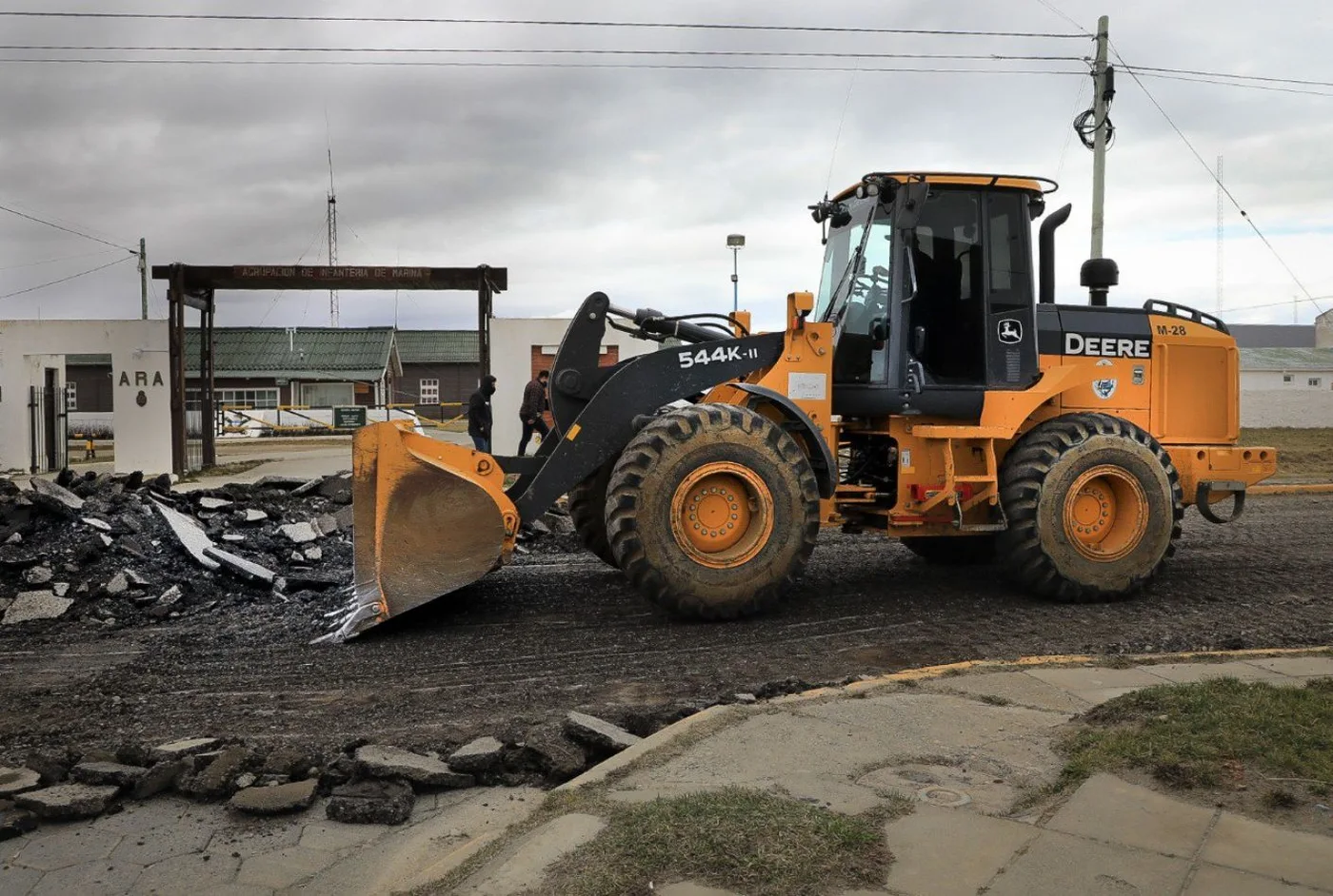 Municipio de Río Grande comenzó con la segunda etapa de la obra perteneciente a la calle Thorne.