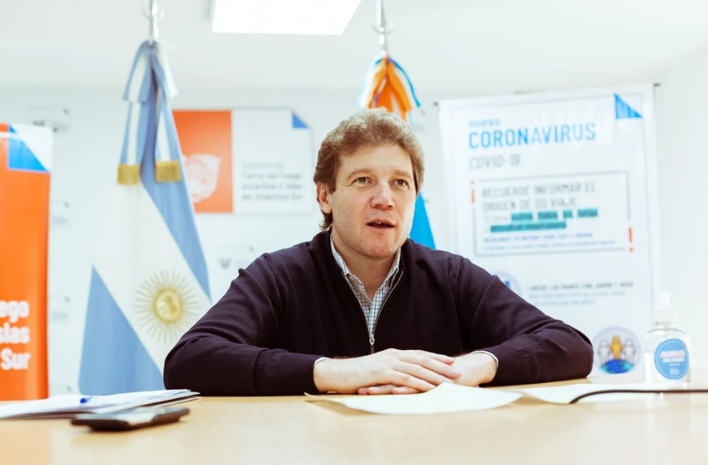 Gobernador de Tierra del Fuego, Gustavo Melella.