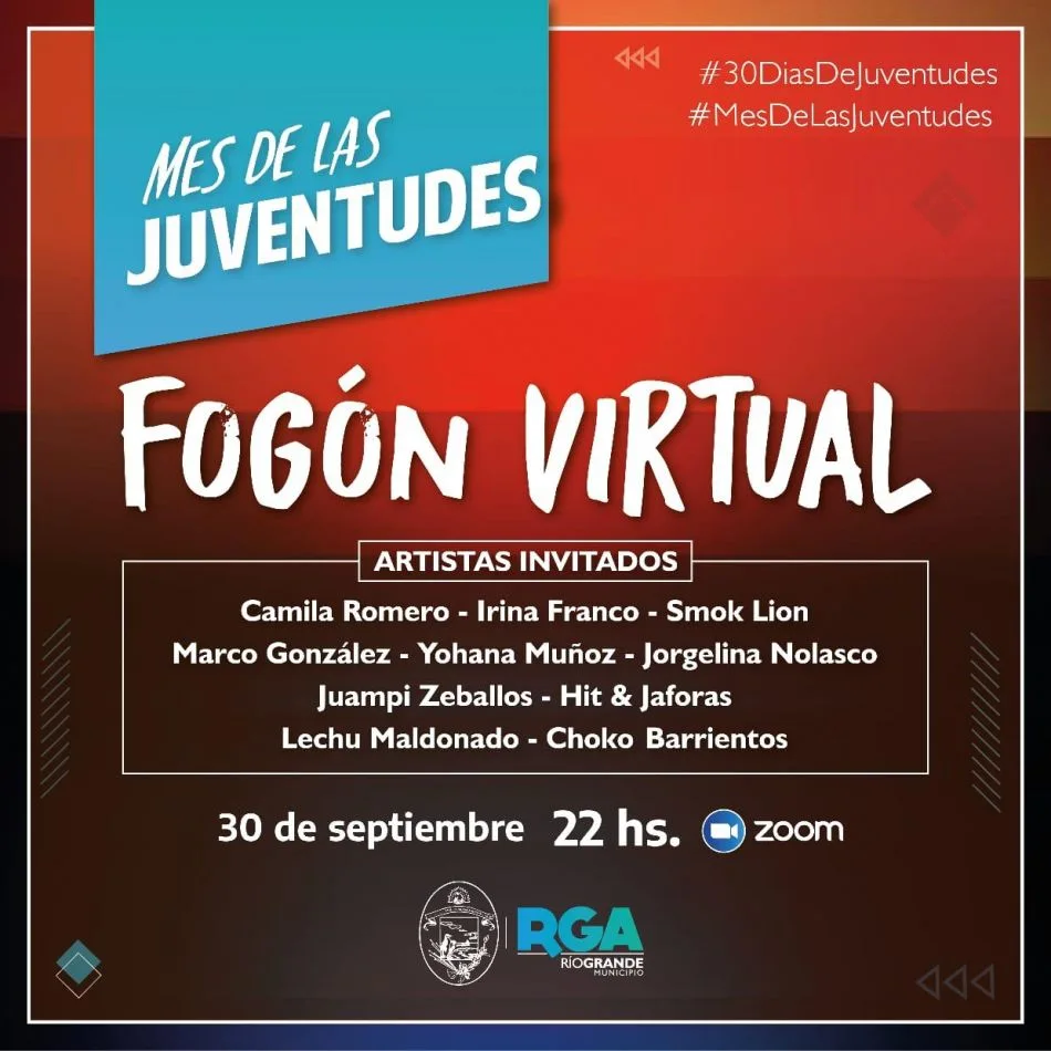 Con Gran fogón virtual culminará el "Mes de las Juventudes"