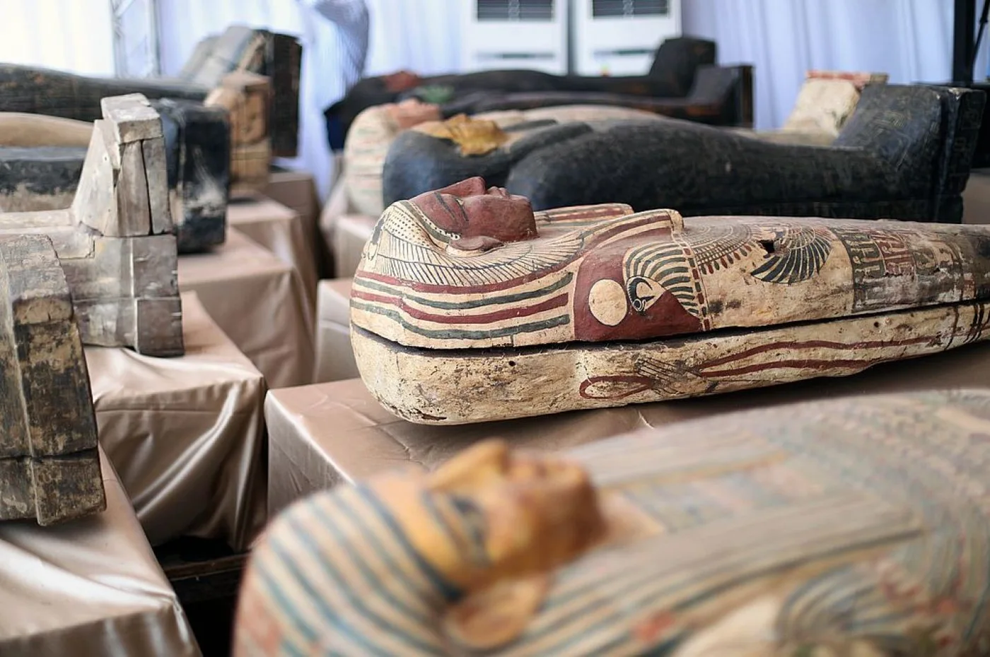 Se exhibirán en el Gran Museo Egipcio, que se construirá junto a las pirámides de Giza