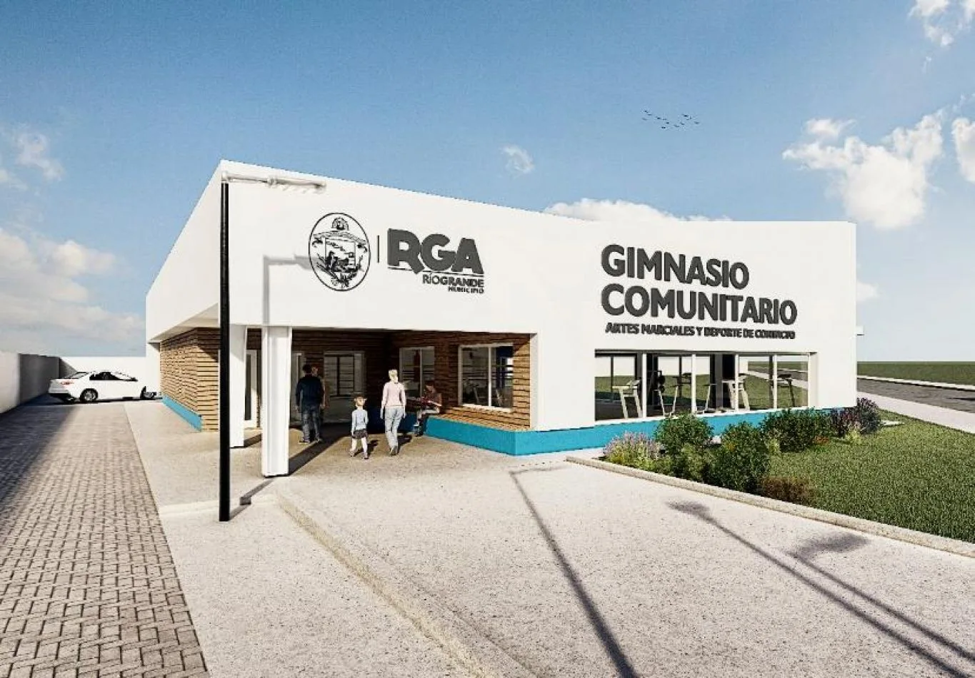 La construcción del gimnasio demandará una inversión de 27 millones de pesos y será financiada con fondos nacionales.