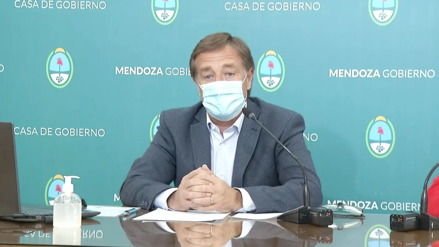 El gobernador de Mendoza, Rodolfo Rody Suarez, advirtió este lunes que "de ninguna manera se vuelve a fase 1" en su provincia,