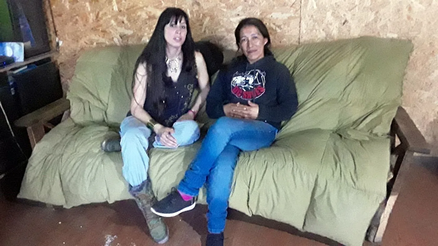Antonela Guevara y Rosana Soto, explicaron su posición respecto del conflicto en Aguas Blancas.