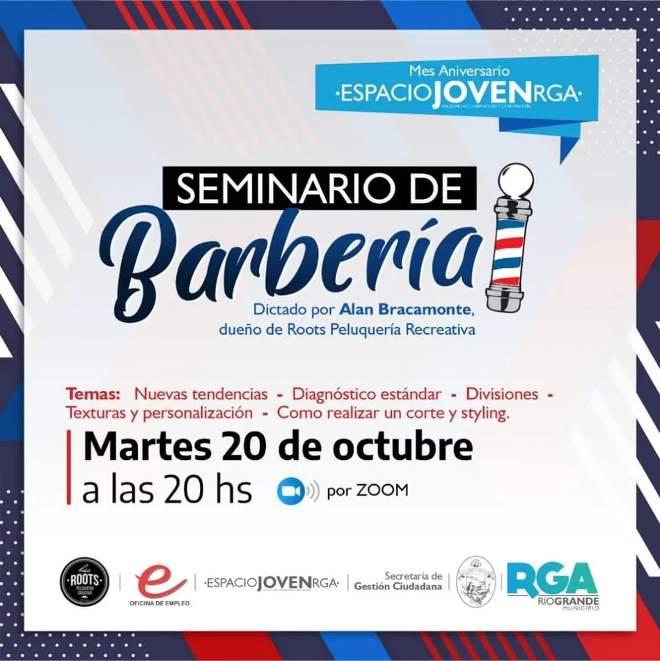 La capacitación comienza hoy, 20 de octubre, a las 20 horas, se transmitirá a través de la plataforma Zoom.