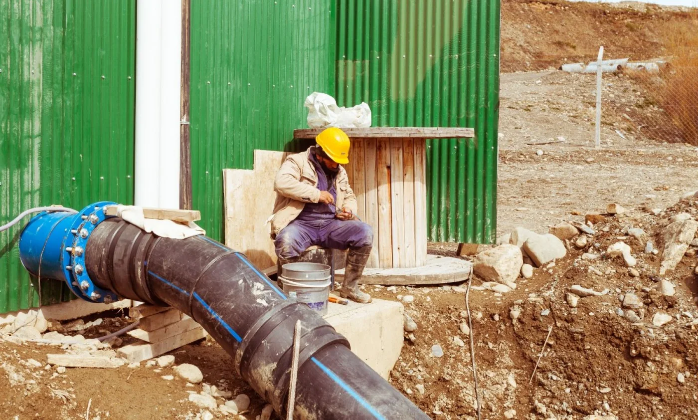 Avanza la obra para ampliar la capacidad de bombeo de agua desde la planta potabilizadora 3