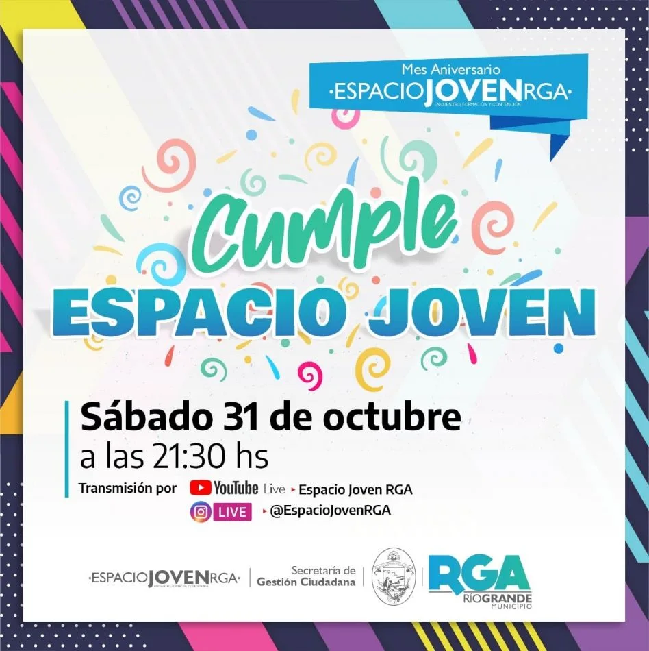 Gran Festejo Virtual de Espacio Joven RGA