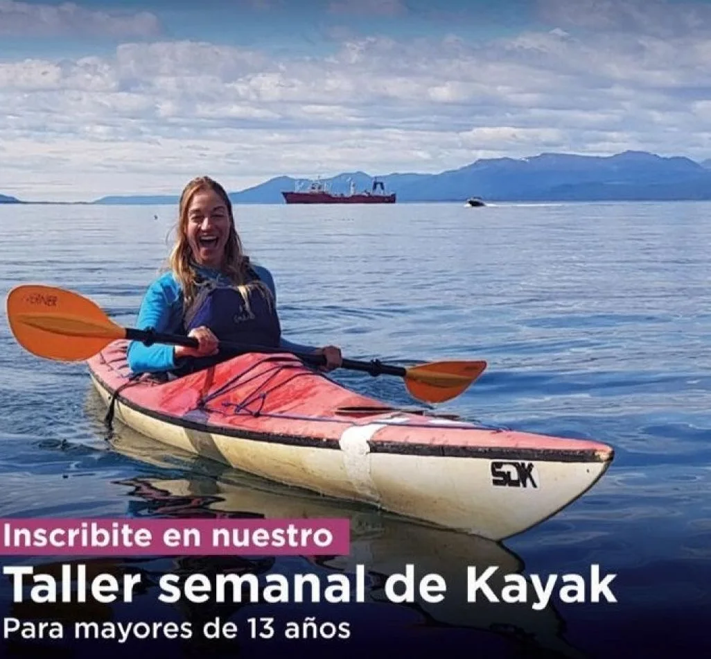 Taller de Kayak AFASyN pensado para todas las edades a partir de los 9 años,