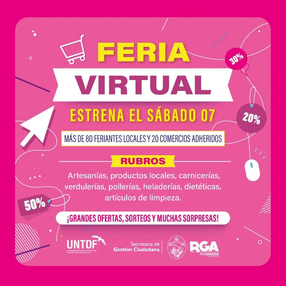 Feria virtual en Río Grande
