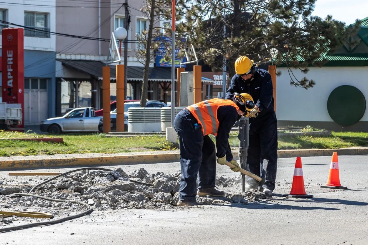 Desde el área, solicitan a los conductores transitar con precaución por las zonas aledañas intervenidas mientras duren los trabajos