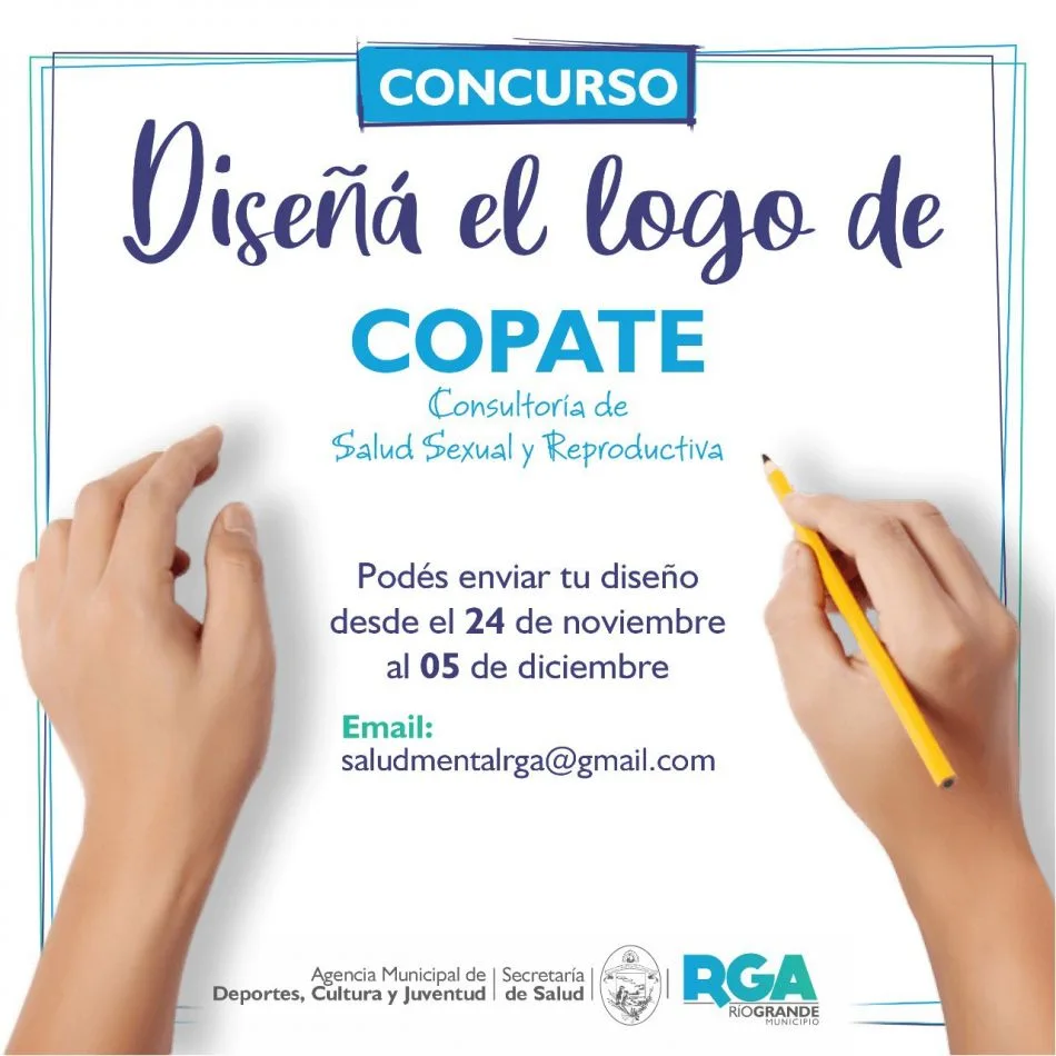 El Municipio de esta ciudad convoca a la comunidad en general a participar del concurso “Diseña el logo de ‘Copate’”.