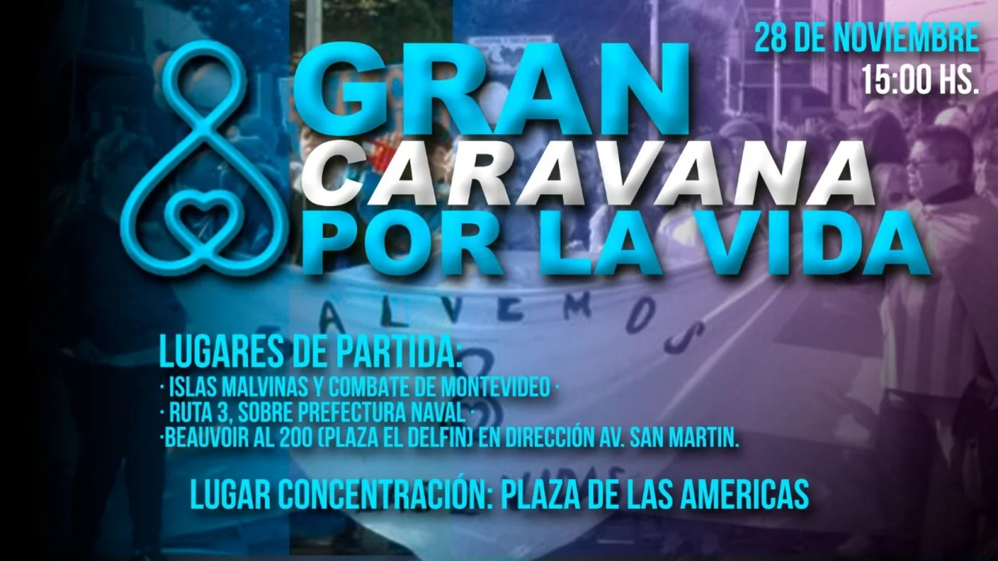 Caravana por la Vida en Río Grande