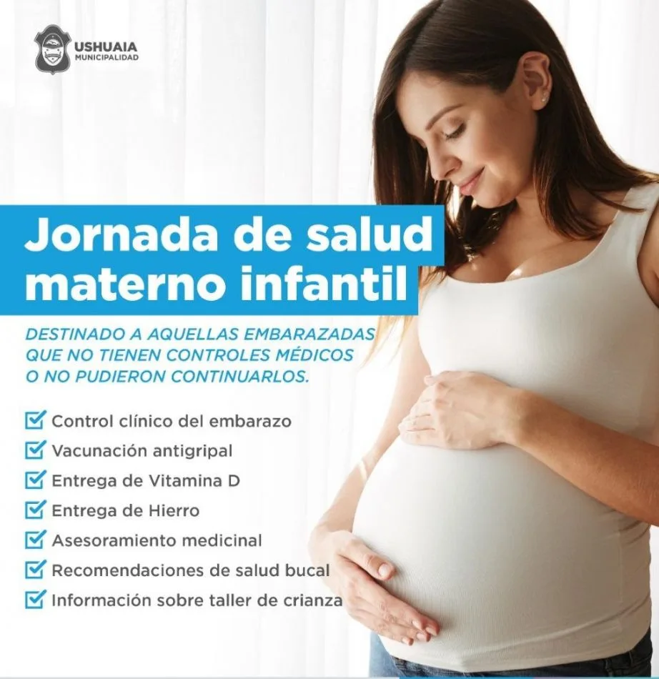 Ushuaia llevará adelante la Jornada de Salud Materno Infantil
