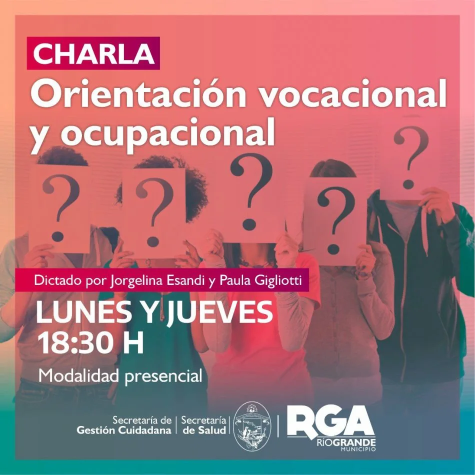 Se realizarán charlas sobre Orientación Vocacional y Ocupacional