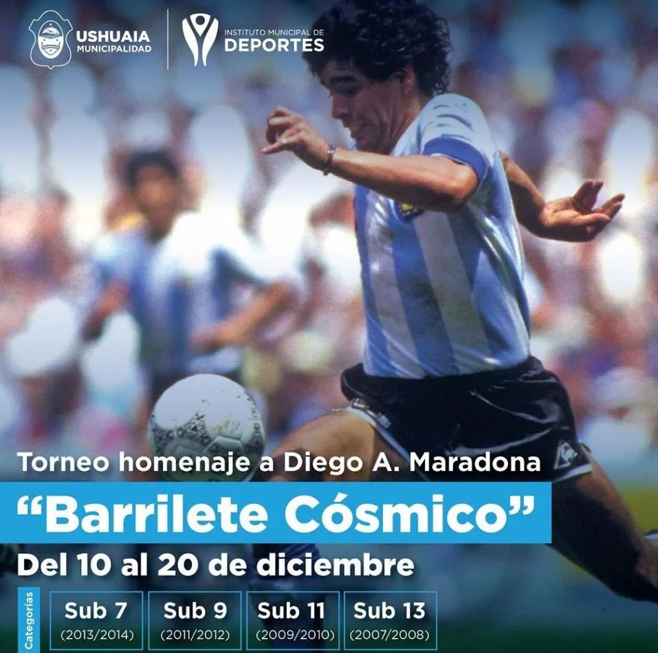 “Barrilete Cósmico”: Torneo homenaje a Diego Armando Maradona