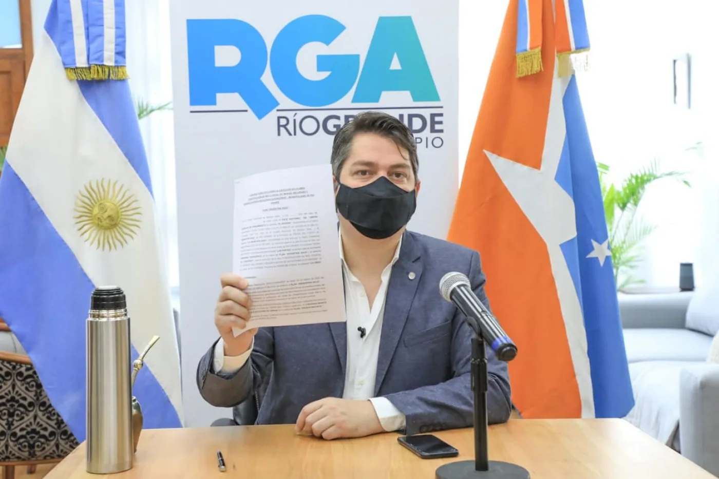 Intendente de la ciudad de Río Grande, Martín Perez.