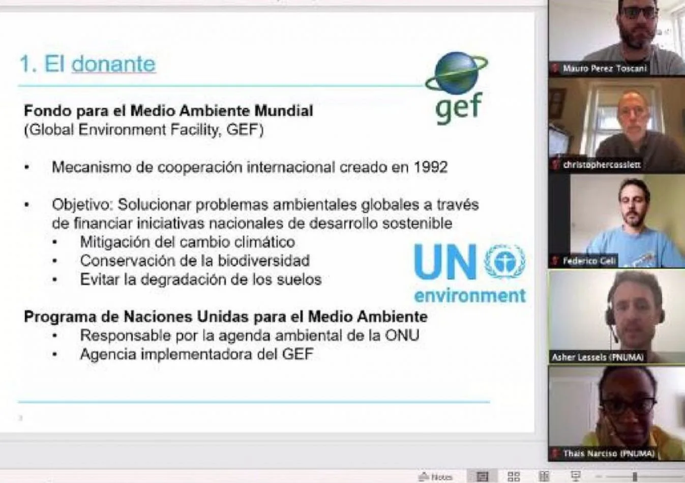 Avanza el proyecto "Ciudades Sostenibles" junto a la ONU y Ambiente de Nación