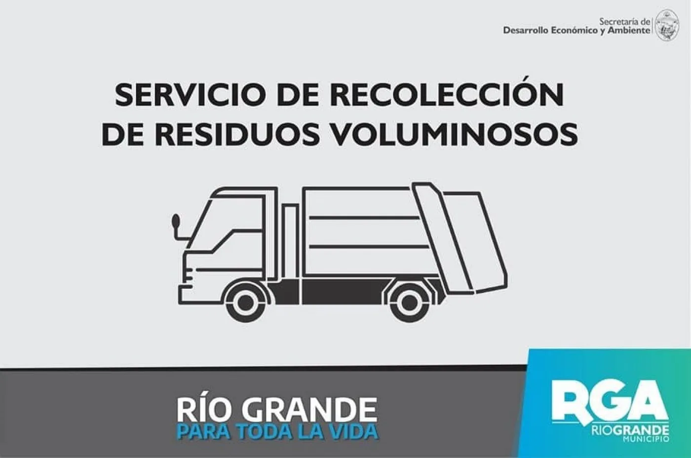 Se recuerda el cronograma de recolección de residuos.