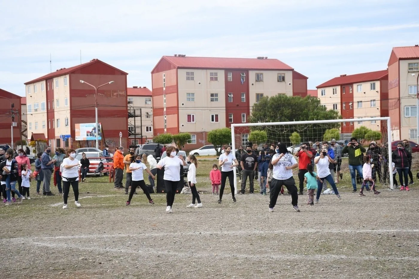 La Asociación Civil Albatros organizó un homenaje en su predio al personal de salud. (Foto: Mighens Guzmán).