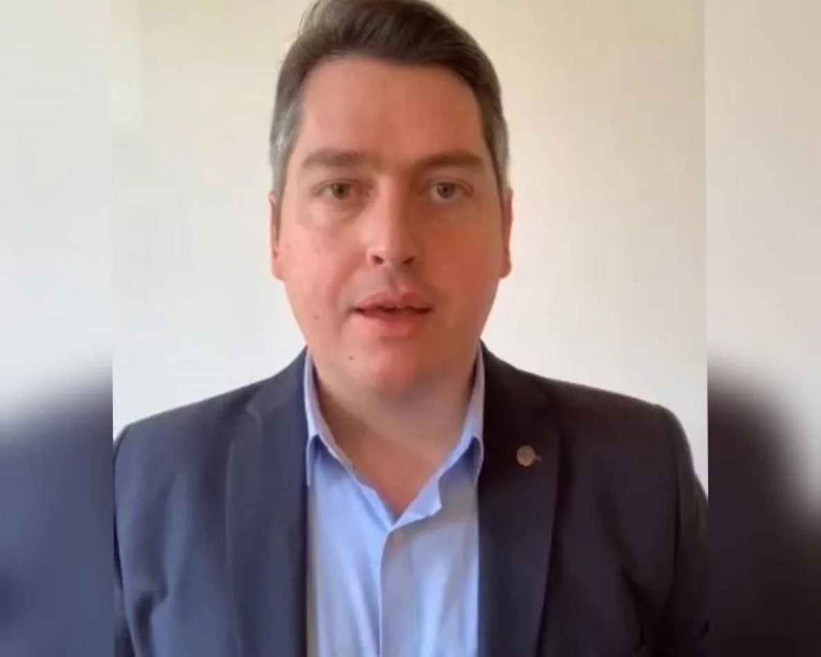 Martín Perez, intendente de la ciudad de Río Grande.
