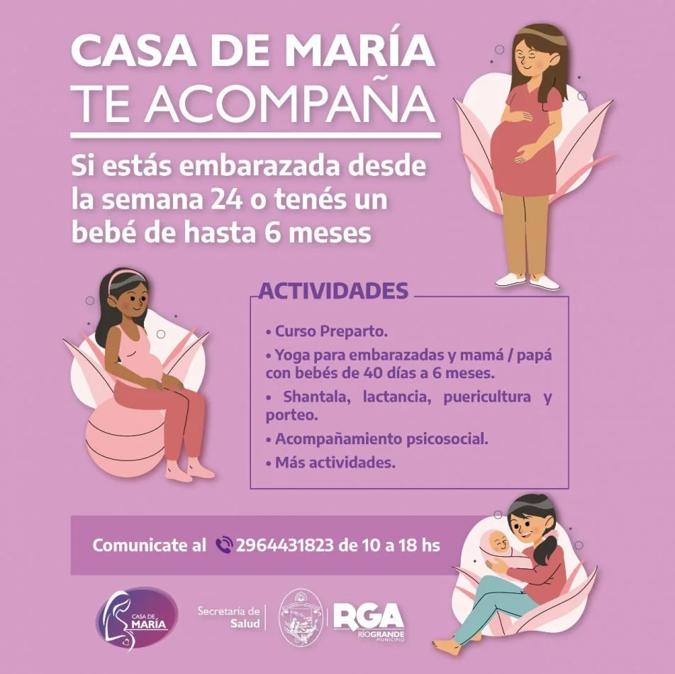 Casa María continúa acompañando a embarazadas y primera infancias