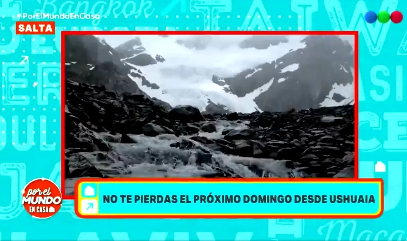 Tierra del Fuego recibe al programa televisivo "Por el Mundo en Casa"