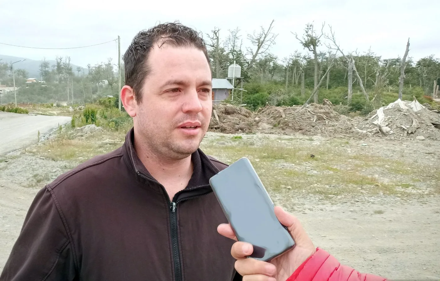 Matías Romano, uno de los vecinos quien acusó al Municipio de Tolhuin por el cobro irregular del canon de uso.