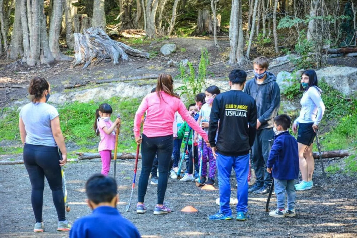 Clase abierta de hockey en Ushuaia