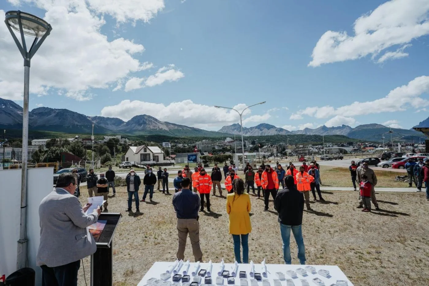 Municipio de Ushuaia distinguió a trabajadores municipales de servicios públicos
